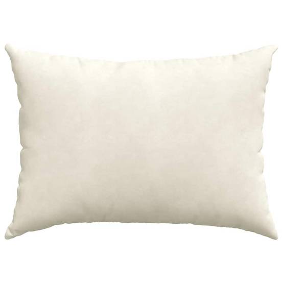 Lot de 2 Coussins de Canapé Velours Côtelé Doux Housse Lavable pour Déco Salon Crème 70x50 cm – ComfortXL Outdoor Living - Image 6