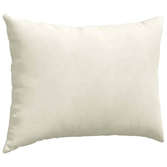 Lot de 2 Coussins de Canapé Velours Côtelé Doux Housse Lavable pour Déco Salon Crème 70x50 cm – ComfortXL Outdoor Living - Image 5