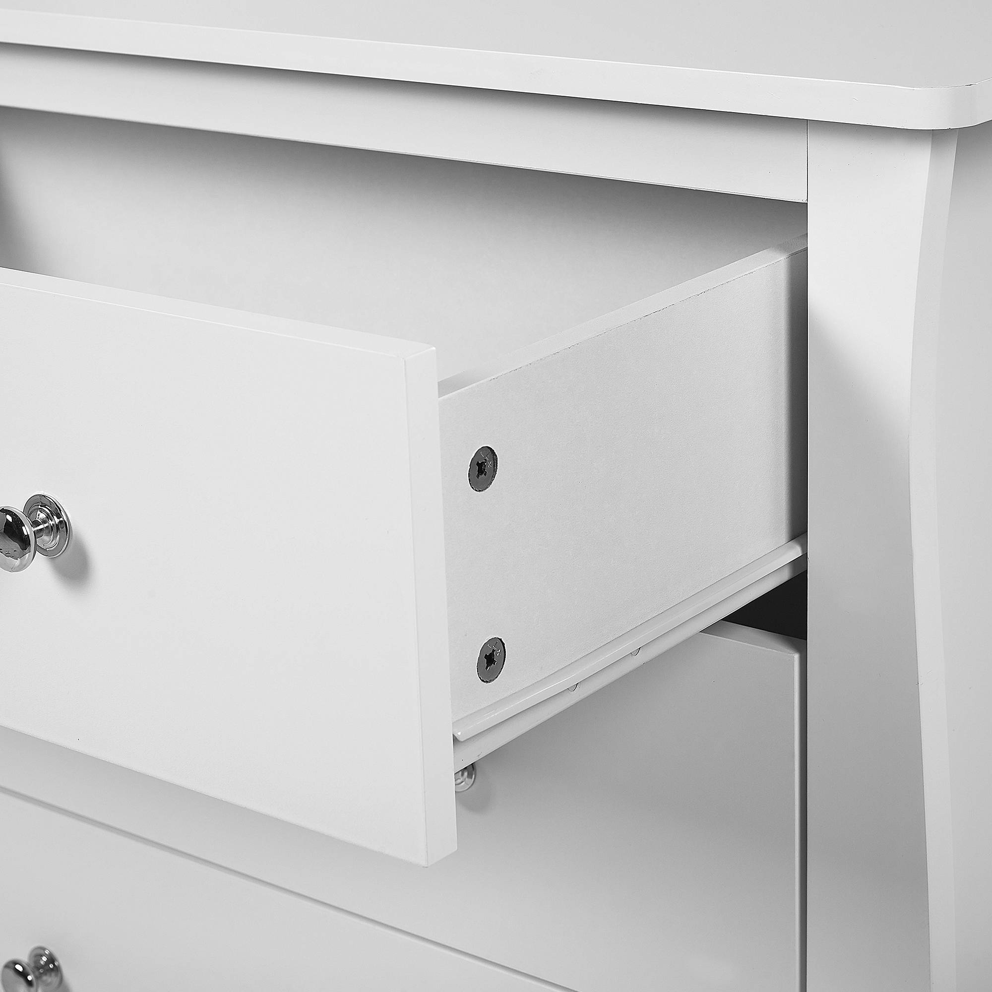 Beliani - Commode MDF Blanc WINCHESTER - 130x40x75- Beliani - Image 7