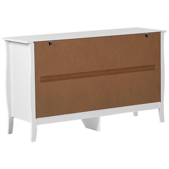 Beliani - Commode MDF Blanc WINCHESTER - 130x40x75- Beliani - Image 6