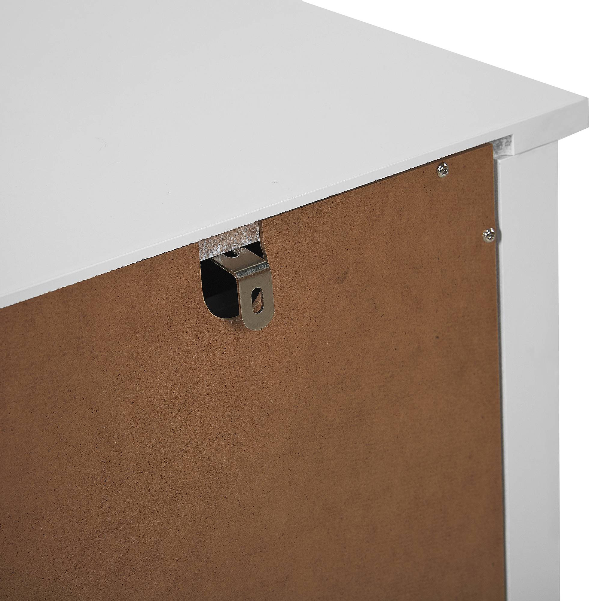 Beliani - Commode MDF Blanc WINCHESTER - 130x40x75- Beliani - Image 8