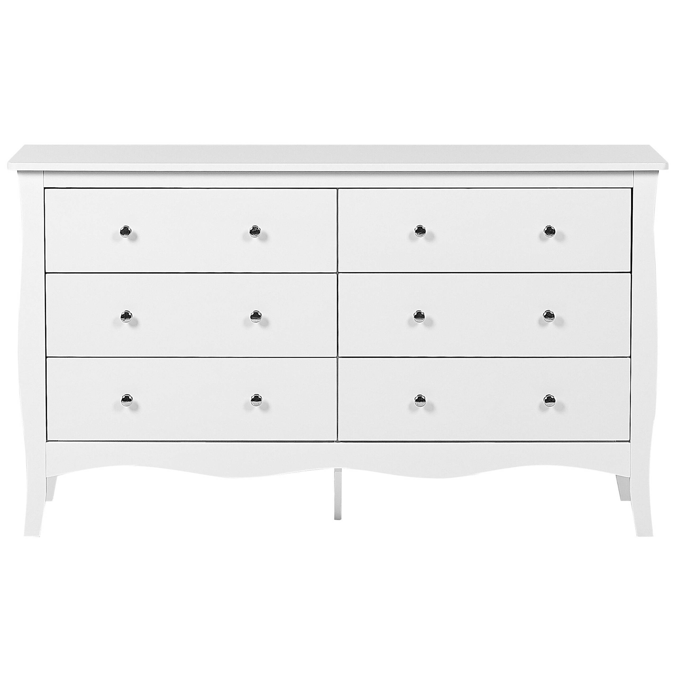 Beliani - Commode MDF Blanc WINCHESTER - 130x40x75- Beliani - Image 5