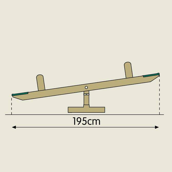 Trebuchet à bascule rotatif 360° bois FSC® - Image 4