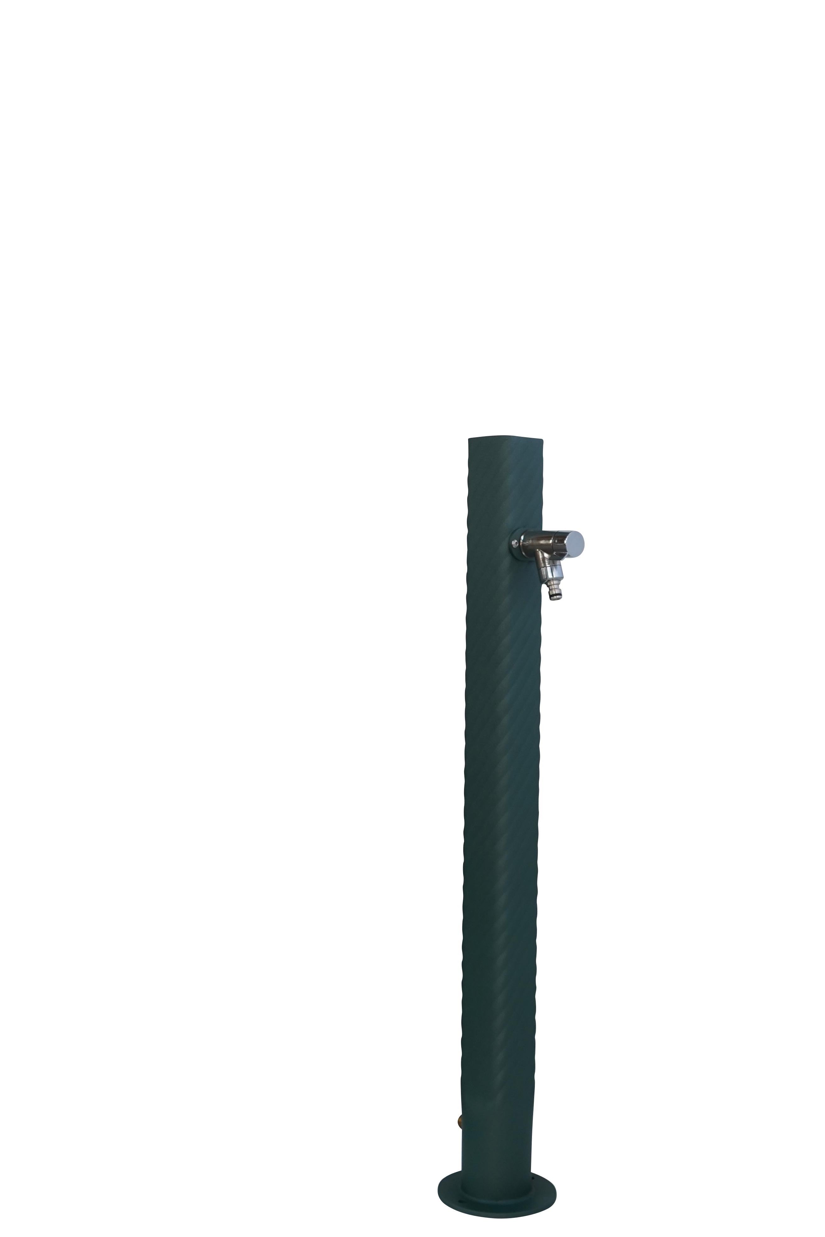 Fontaine borne téthys vert 2500 avec robinet rounded dommartin h. 95cm x l. 15cm - Image 2