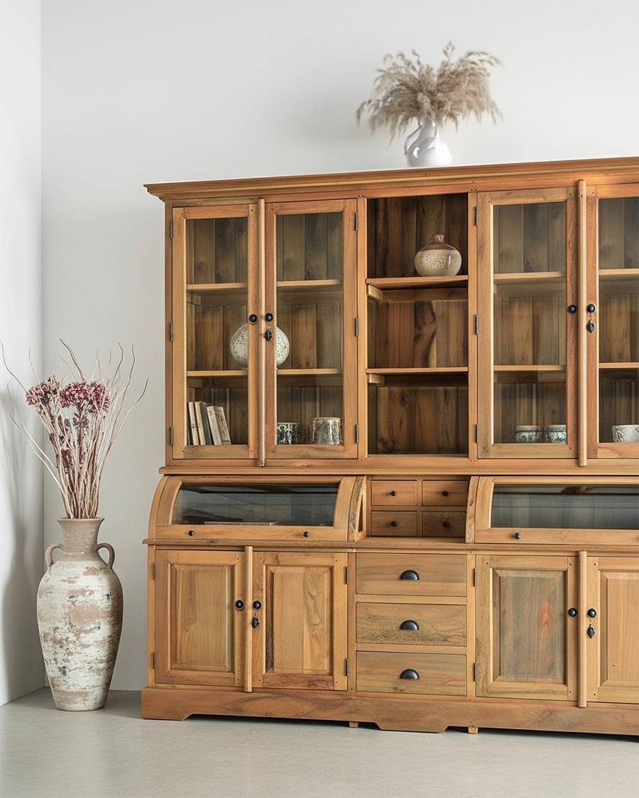 Hikari - Bibliothèque en bois massif - UNIQKA - Image 1