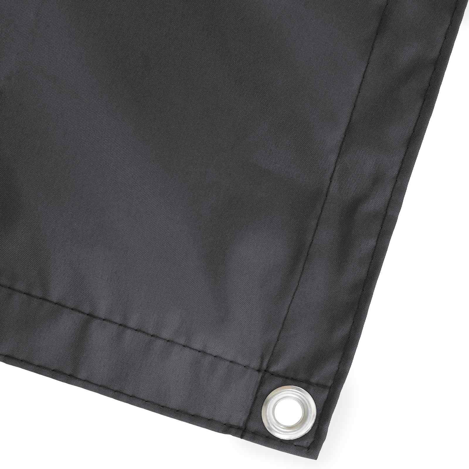 Écran de confidentialité balcon polyester noir 1000 x 150 cm - PANGIVO - Image 2