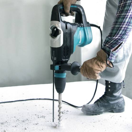 Perforateur burineur filaire SDS-MAX 1100 W 8,3 J - MAKITA - coffret - HR4003C - Image 3