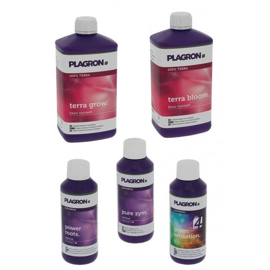 PLAGRON - Pack engrais terre PLAGRON en litre + stimulants