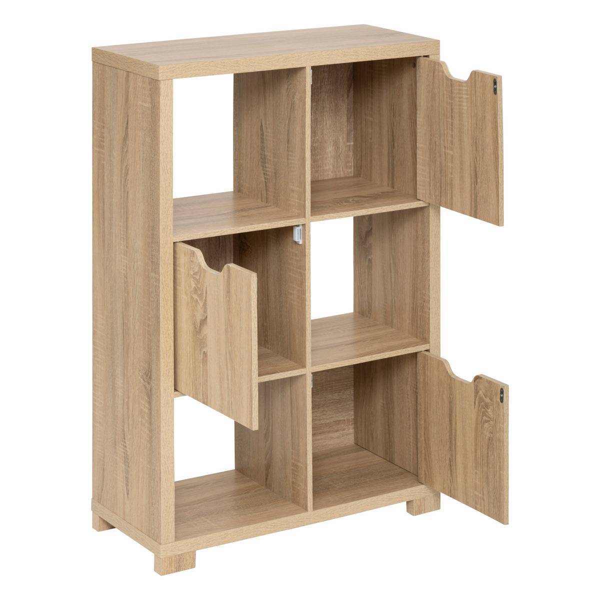 Atmosphera - Buffet 3 portes "Bivoak" effet chêne naturel - Atmosphera Créateur d'intérieur - Image 3