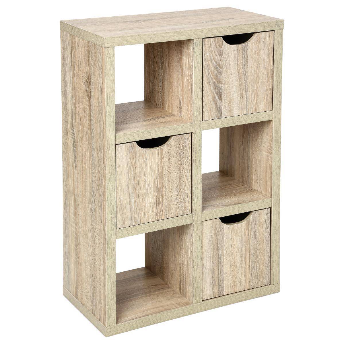 Atmosphera - Buffet 3 portes "Bivoak" effet chêne naturel - Atmosphera Créateur d'intérieur - Image 2