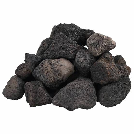 Pierres de Lave pour Aquascaping et Paillage Décoratif 10 kg Noir 5-8 cm - ComfortXL Outdoor Living - Image 3