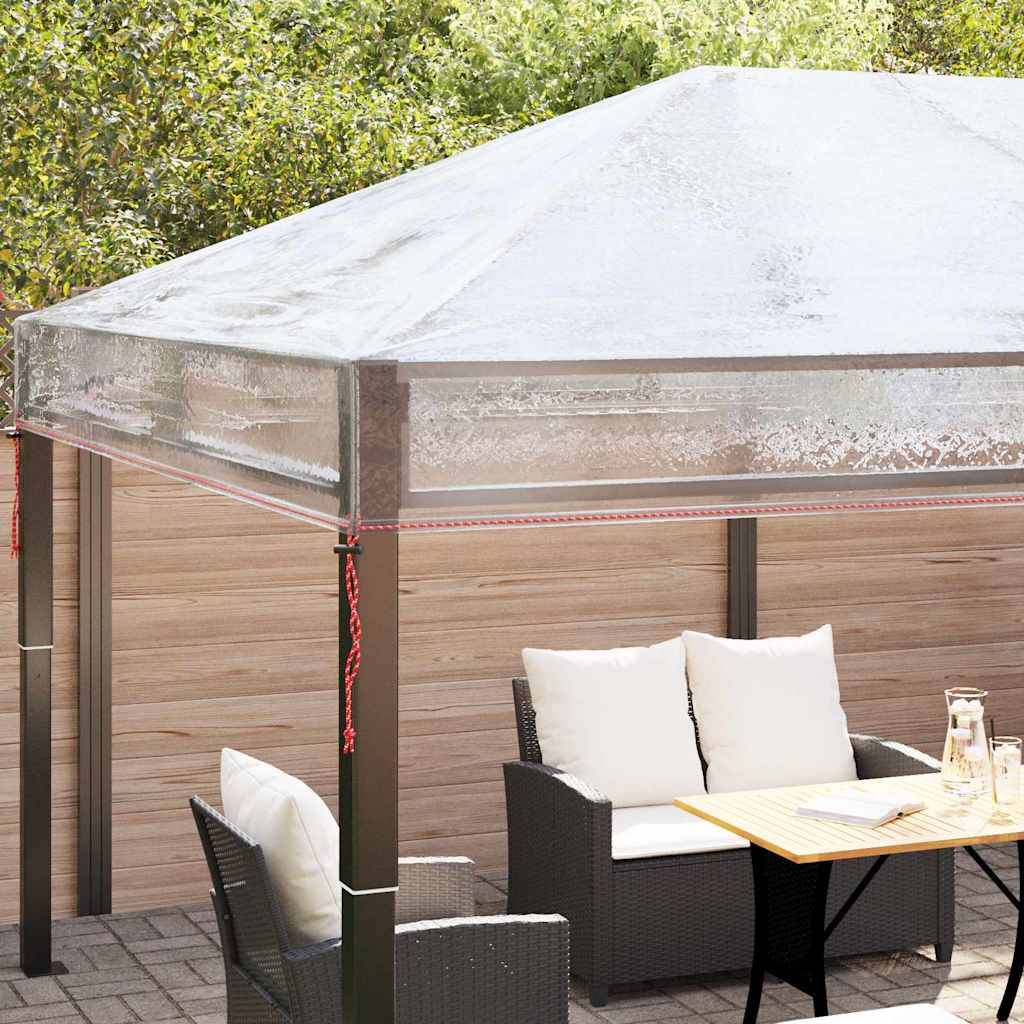 ComfortXL - Bâche de Remplacement PVC pour Gazebo Imperméable et Anti-Gel 4x3 m Transparent - ComfortXL Outdoor Living - Image 5
