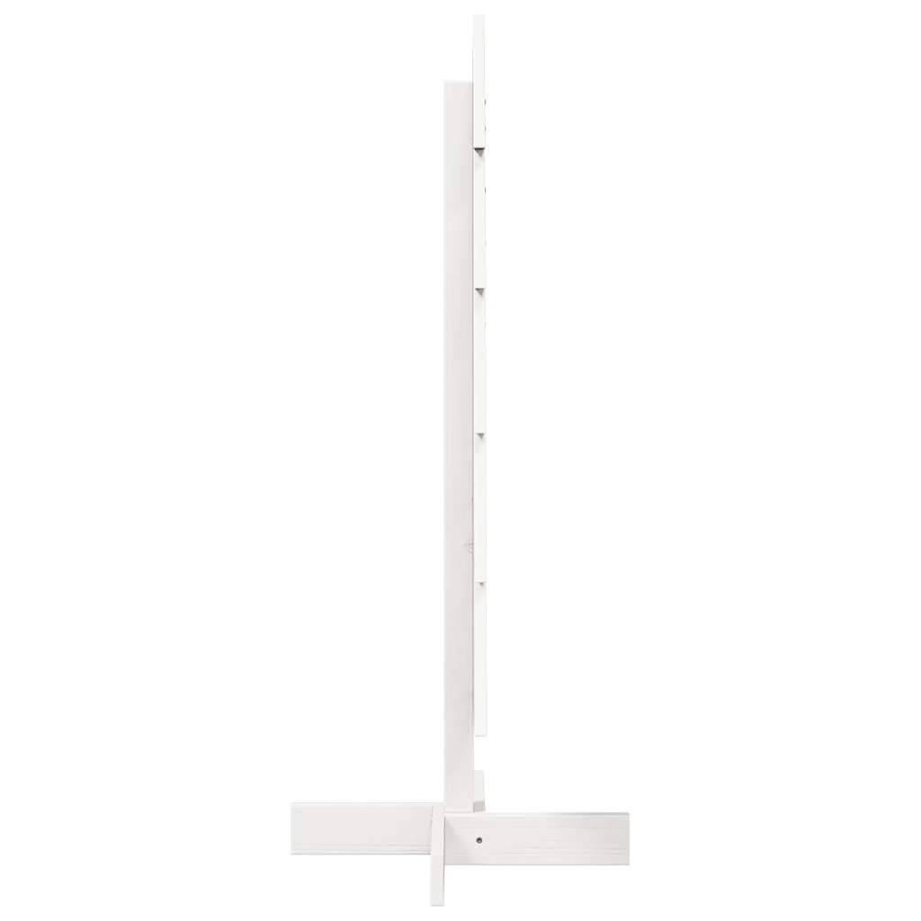 Sapin de Noël en Bois Pin Massif Décoration Intérieure 100 cm Blanc – ComfortXL Outdoor Living - Image 4