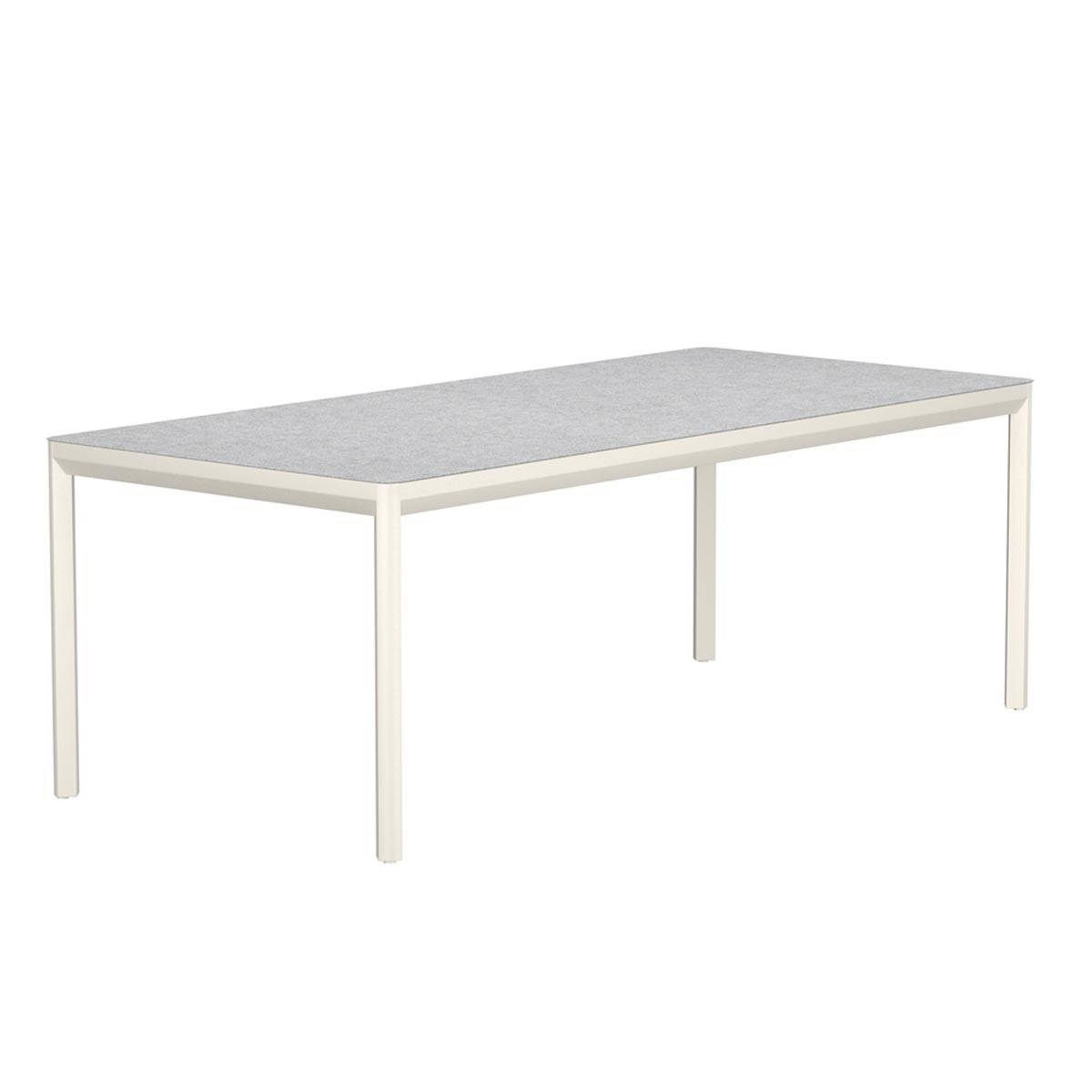 Paris Prix - Table de Jardin "Lino" 220cm Beige - Image 1