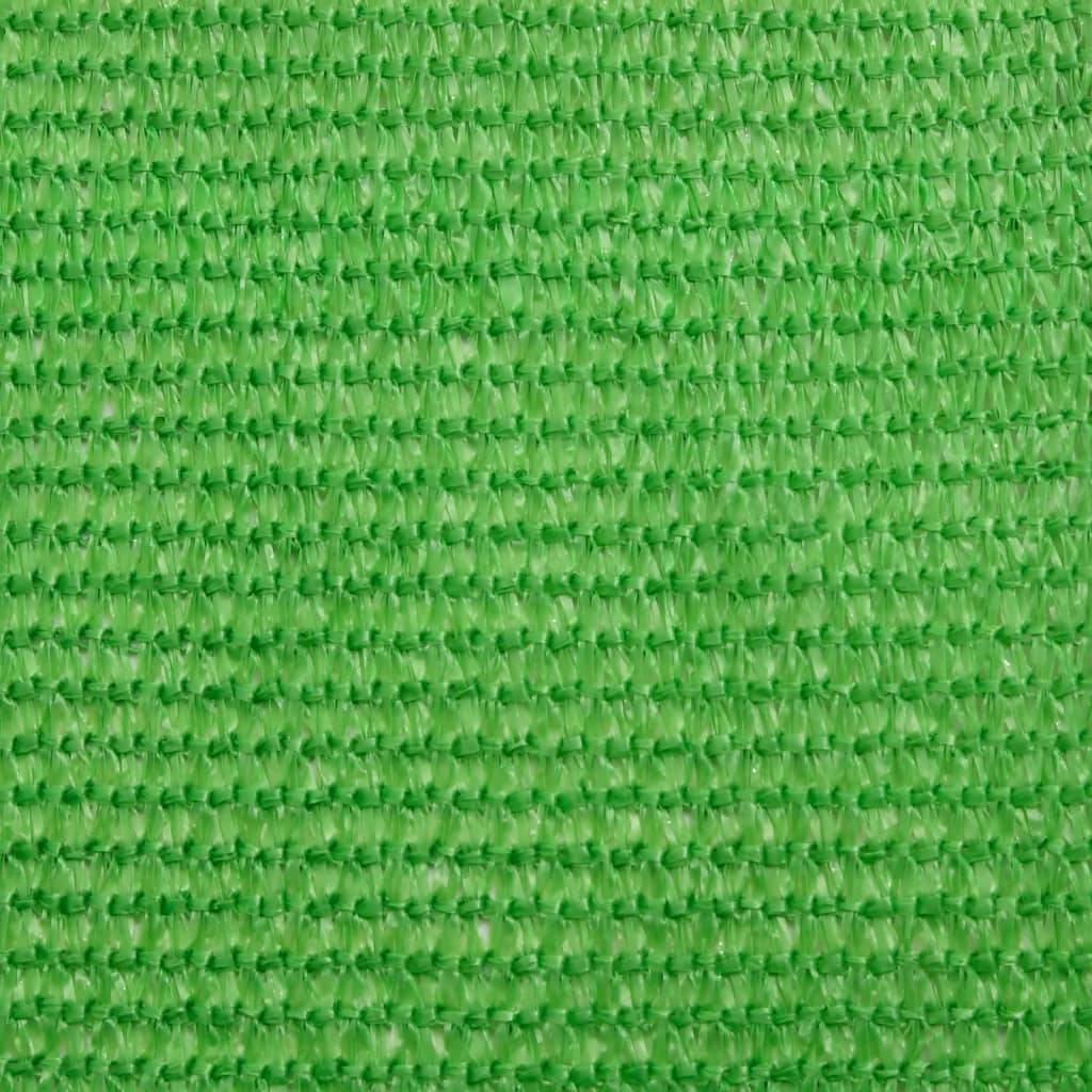 Voile d'ombrage PEHD Vert clair 3,5 x 3,5 x 4,9 m - PANGIVO - Image 9