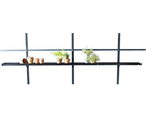 Juliana - Étagères en aluminium laquée - 3 section - noir - Image 1
