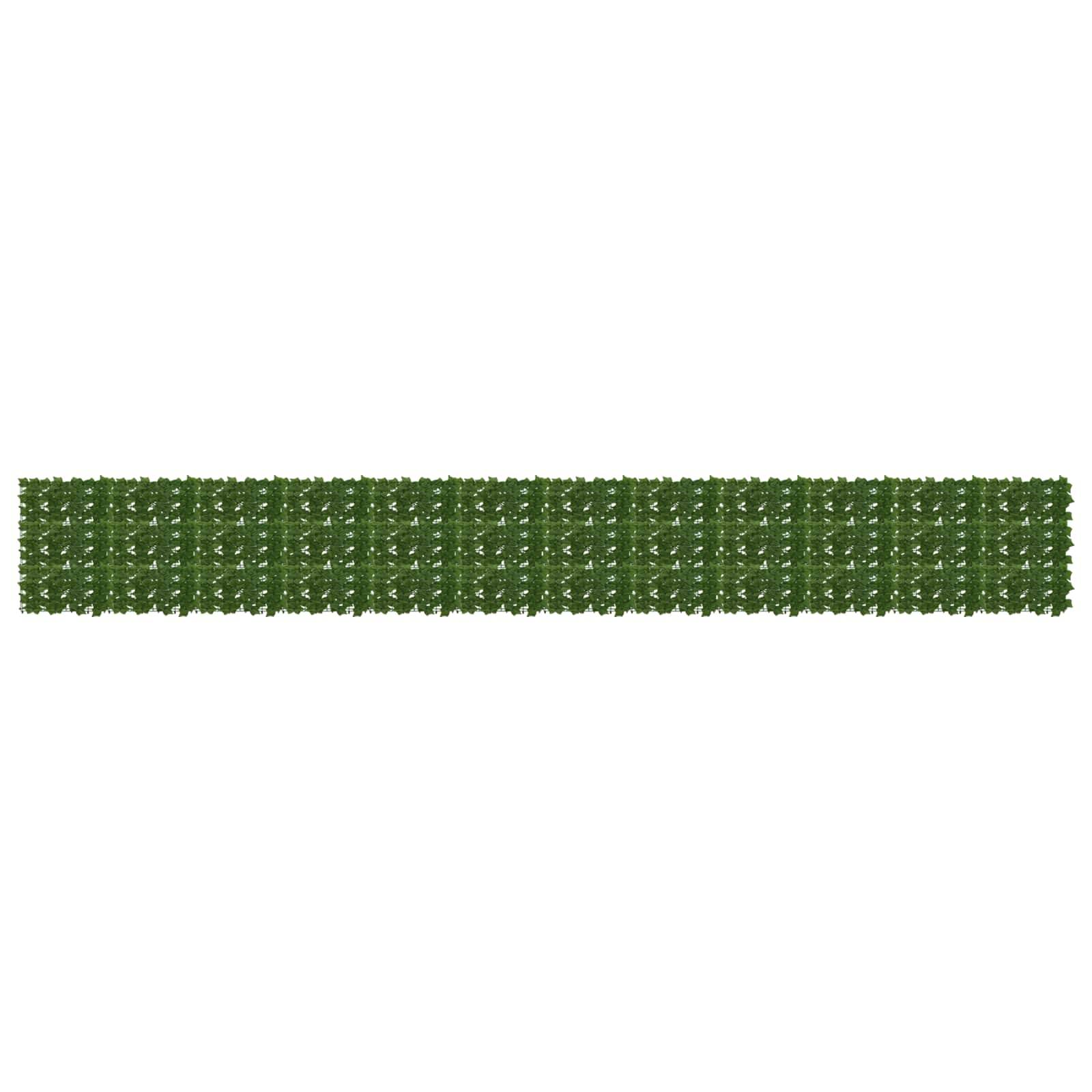 Écran de balcon polyéthylène et tissu vert 600 x 75 cm - PANGIVO - Image 1