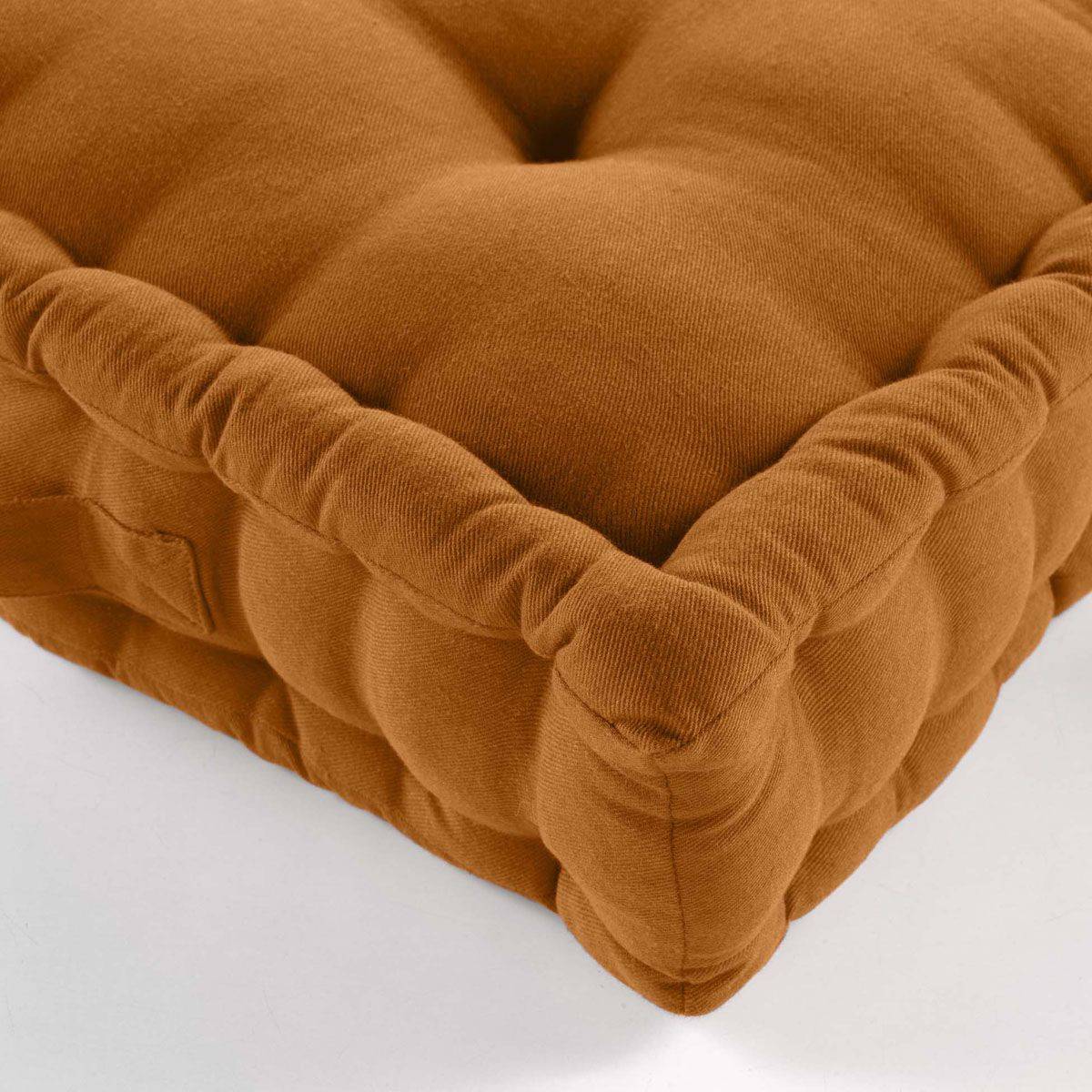 Coussin de Sol "Twily" 50x50cm Camel - Image 3