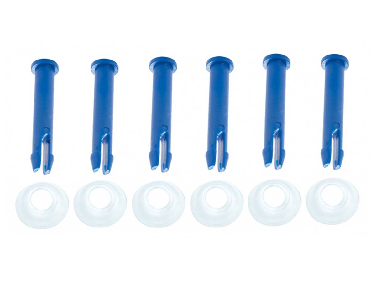 Bestway - Lot de 6 goupilles + joints pour piscines tubulaires Steel Pro Ø 2,74 / 3,05 / 3,66 / 3,96 m - Bestway - Image 1