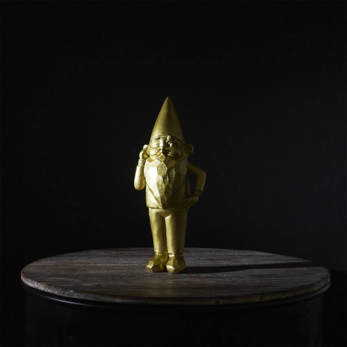 The Home Deco Factory - Statue intérieure extérieure en polyrésine Nain 13.5 x 12 x 33 cm Star - Image 5