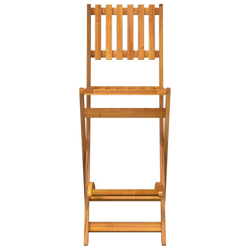 Helloshop26 - Ensemble de bar d'extérieur 5 pièces bois d'acacia massif - Image 4