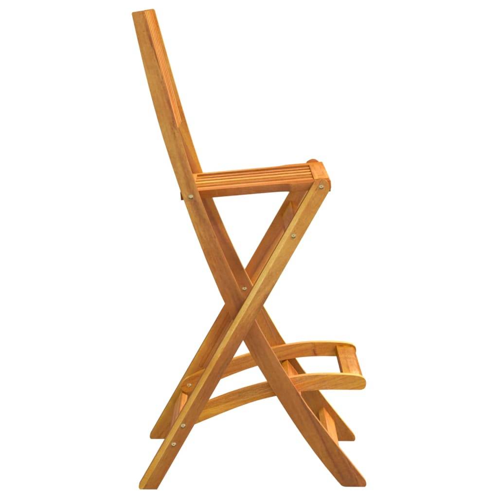 Helloshop26 - Ensemble de bar d'extérieur 5 pièces bois d'acacia massif - Image 5