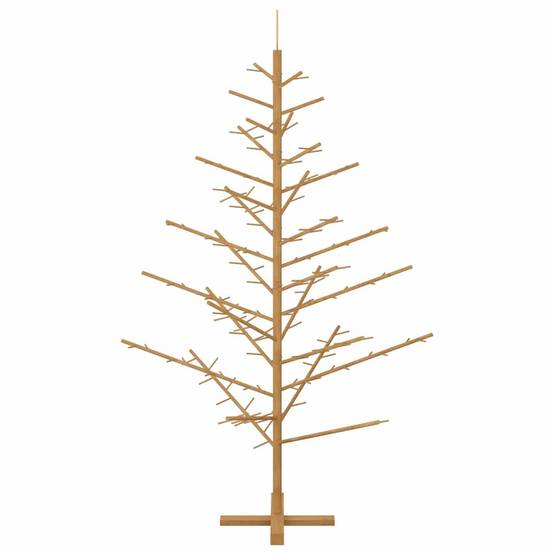 Maison Chic - Arbre de Noël, Sapin de Noël en bois Marron 180 cm Bois massif en pin u629q - Image 6