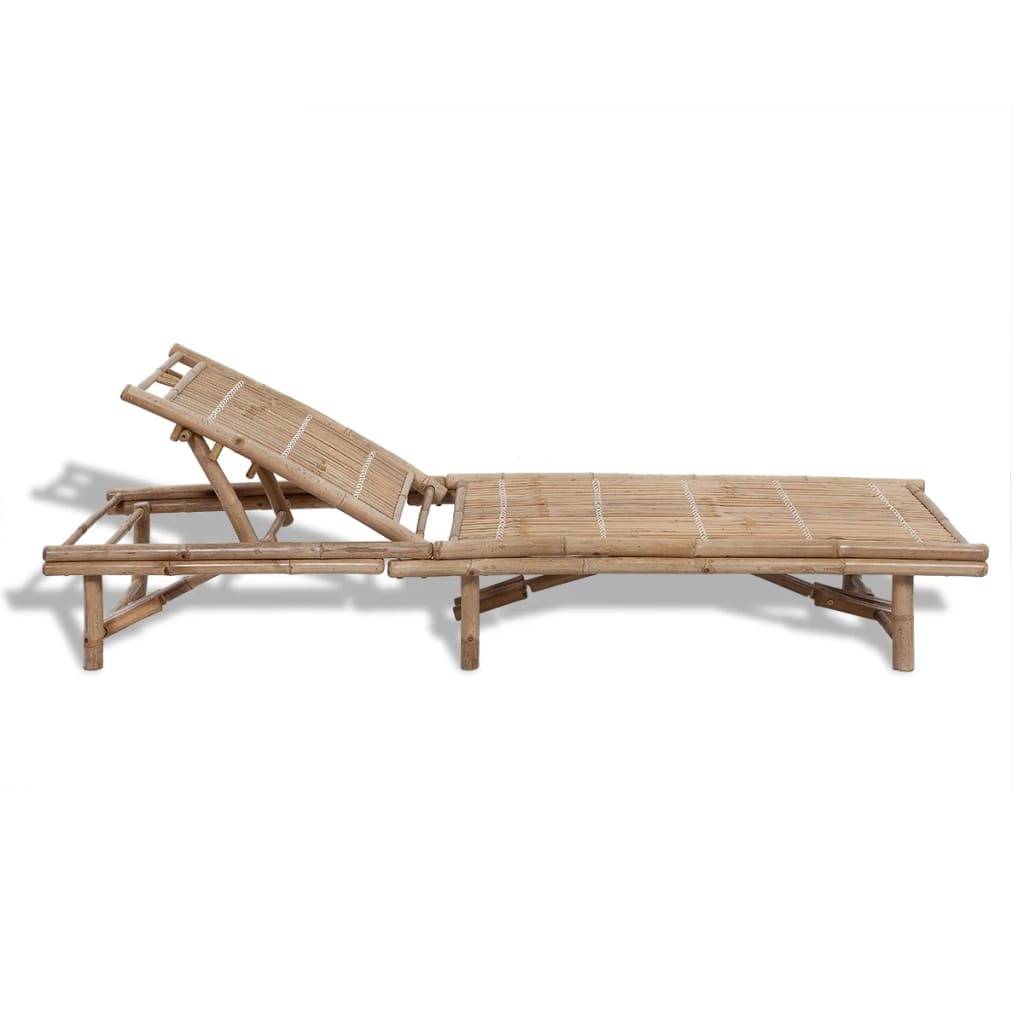 Bain de soleil - transat Bambou - Meuble Pro