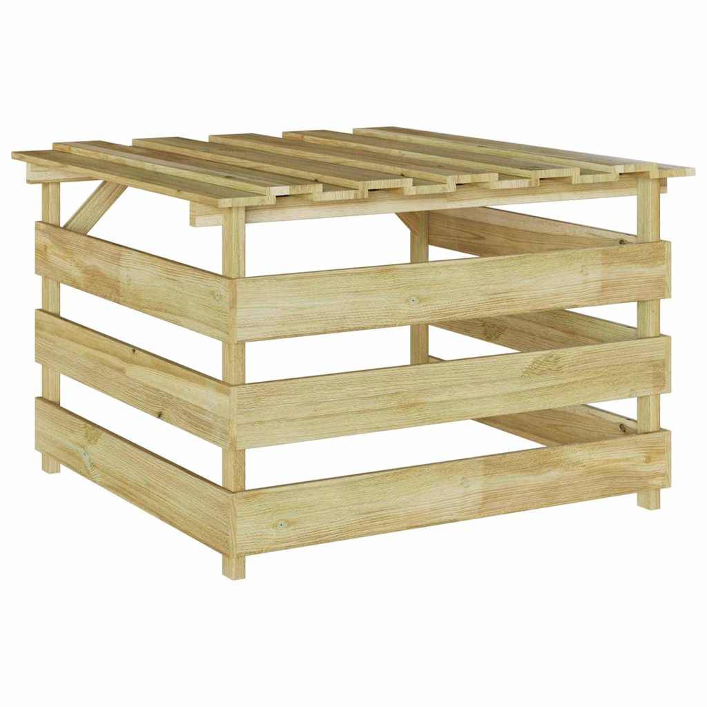 Garage pour robot tondeuse en bois de pin traité pour jardin Marron 84cm – ComfortXL Outdoor Living - Image 7