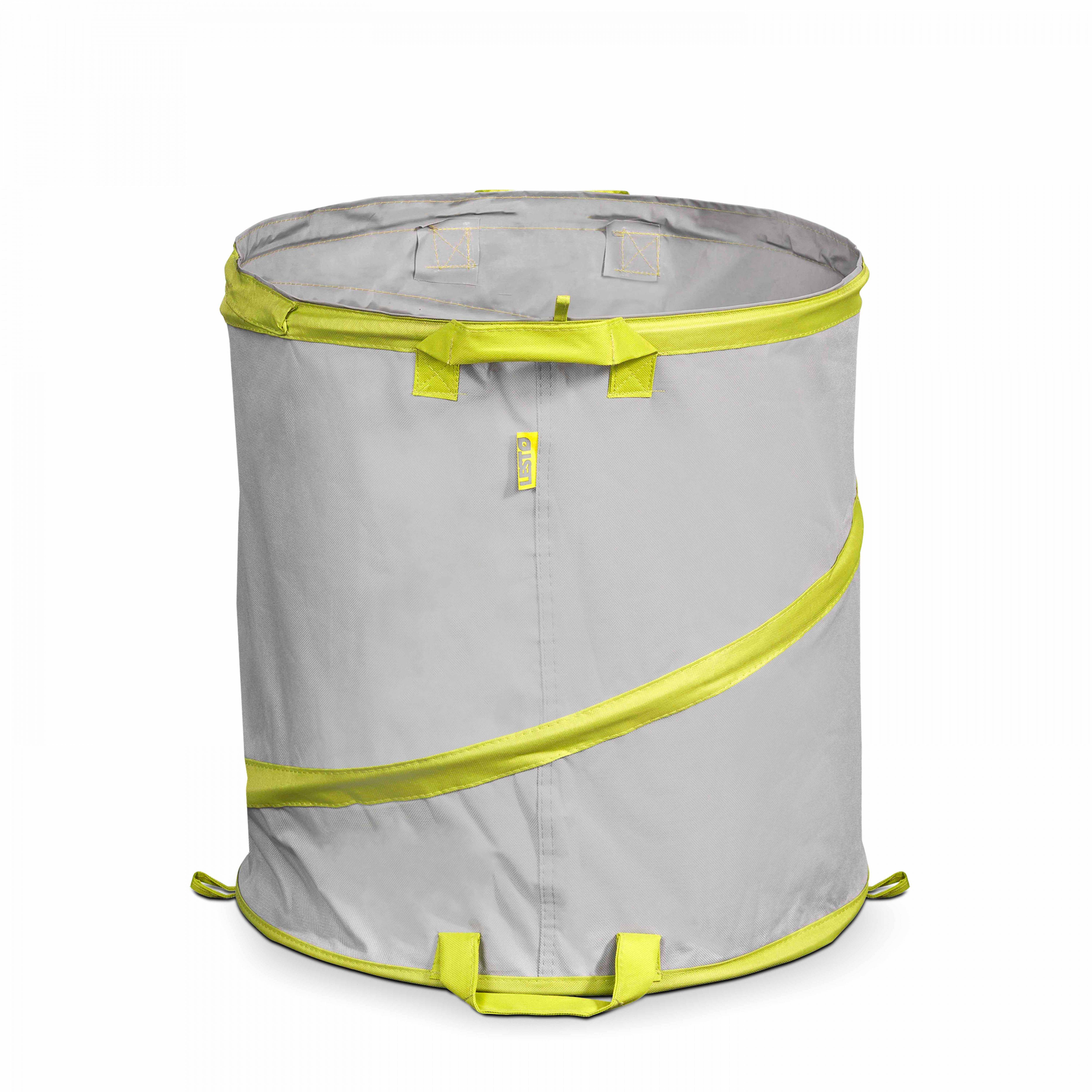 Oviala - Lot de 3 sacs à déchets de jardin 85l polyester gris Lesto - Oviala - Image 2