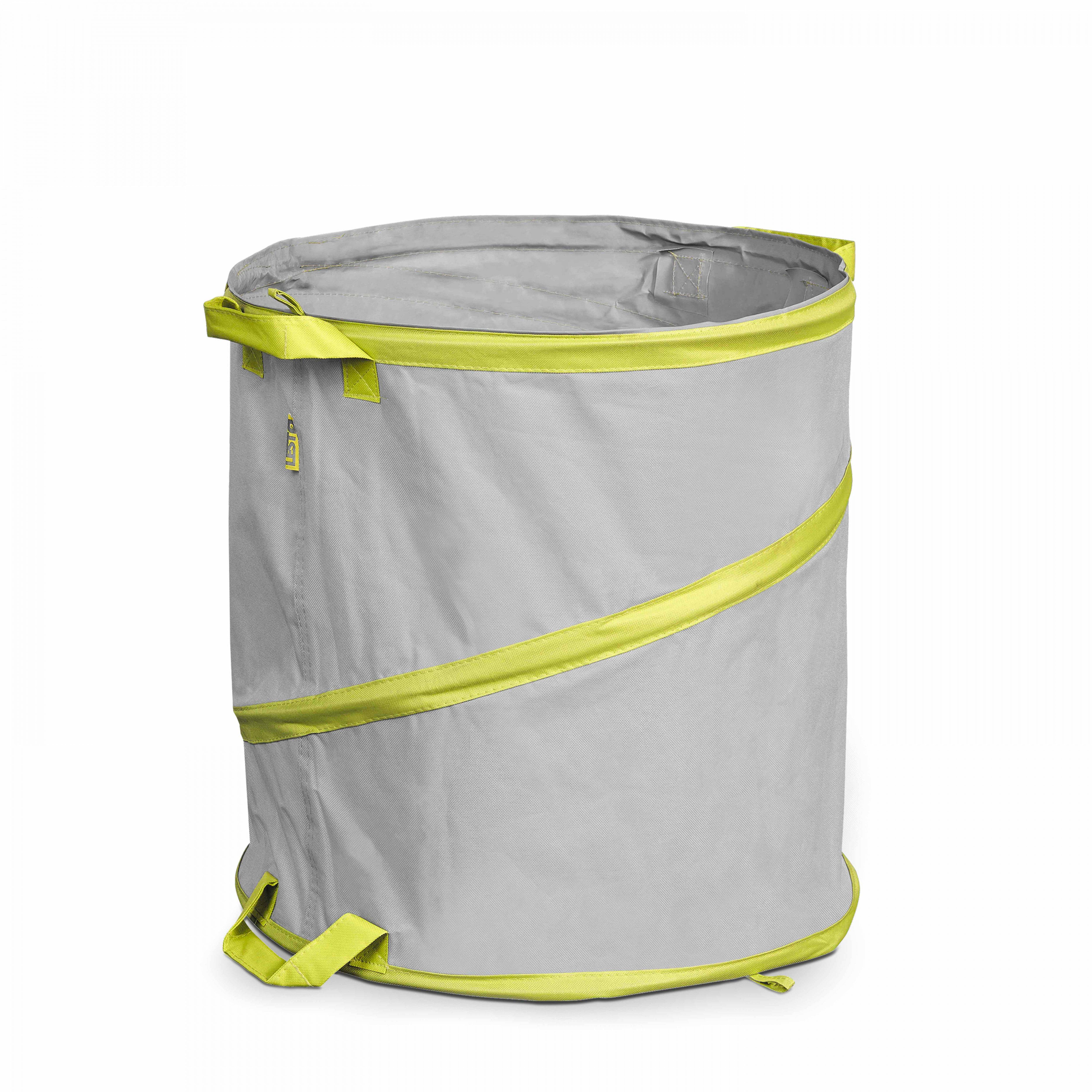 Oviala - Lot de 3 sacs à déchets de jardin 85l polyester gris Lesto - Oviala - Image 3