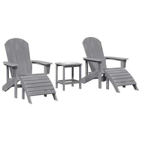 PANGIVO - Chaise de jardin Polyéthylène Gris clair 83 x 74 x 92 cm, Poids :47.84kg - PANGIVO - Image 3