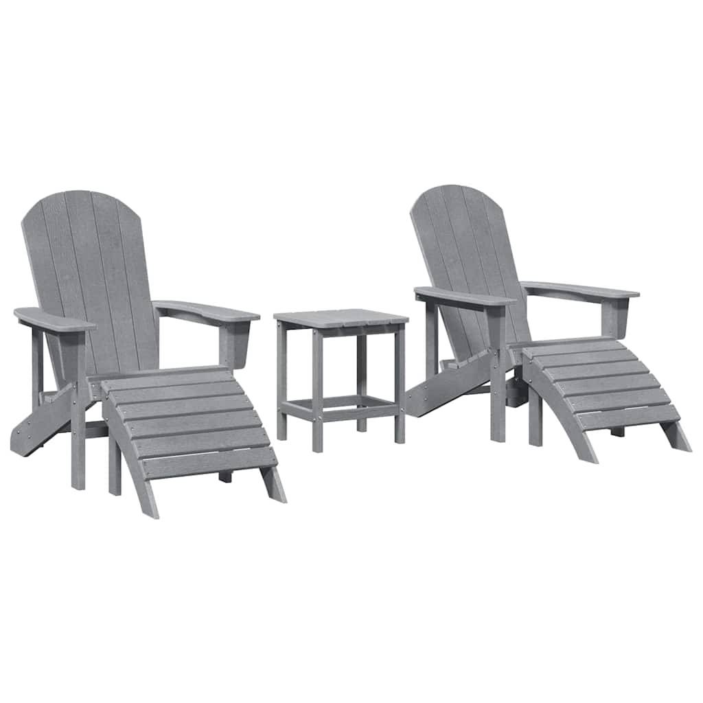 PANGIVO - Chaise de jardin Polyéthylène Gris clair 83 x 74 x 92 cm, Poids :47.84kg - PANGIVO - Image 2