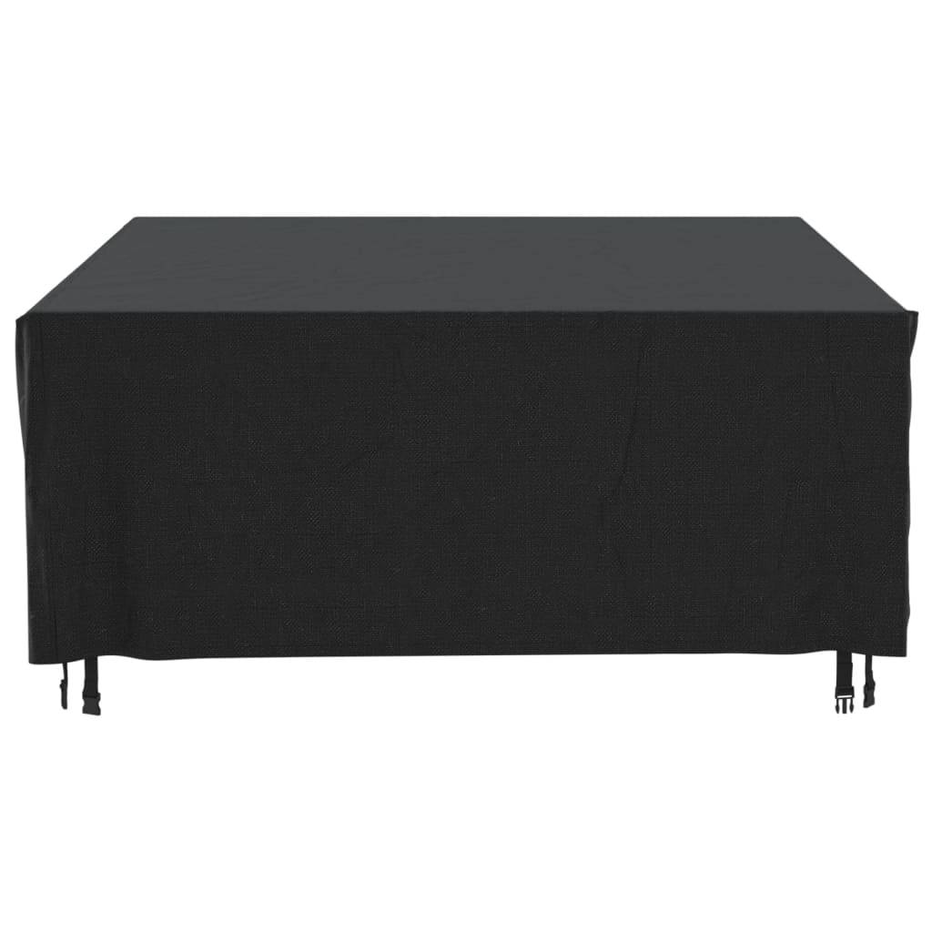 Housse de salon de jardin - Housse de protection noir 200x160x70 cm imperméable 420D - Image 4