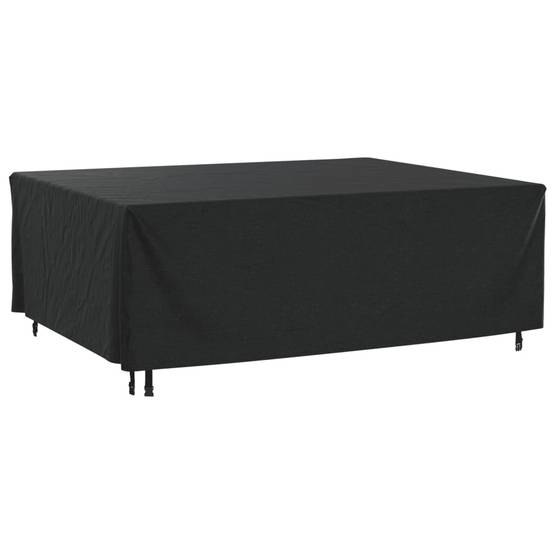 Housse de salon de jardin - Housse de protection noir 200x160x70 cm imperméable 420D - Image 5