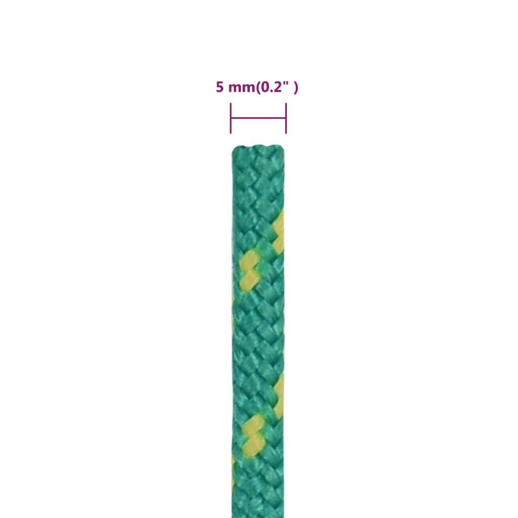 Corde de bateau Vert 5 mm 250 m Polypropylène Maison Chic - Image 6