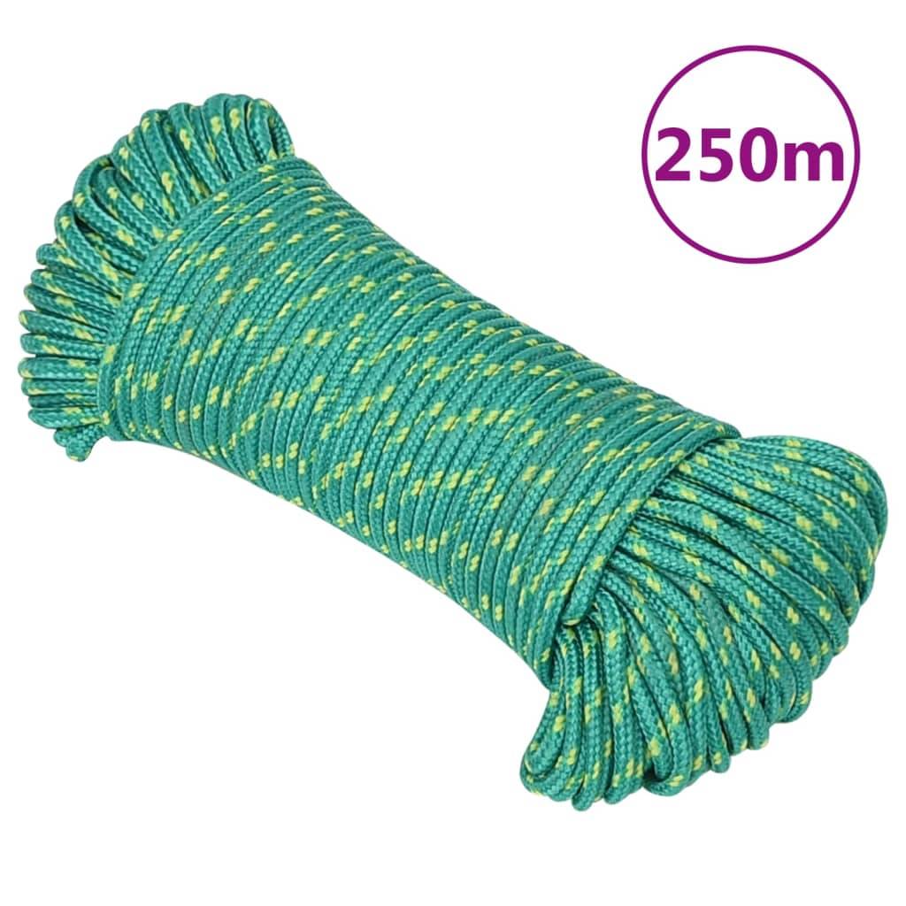 Corde de bateau Vert 5 mm 250 m Polypropylène Maison Chic - Image 2
