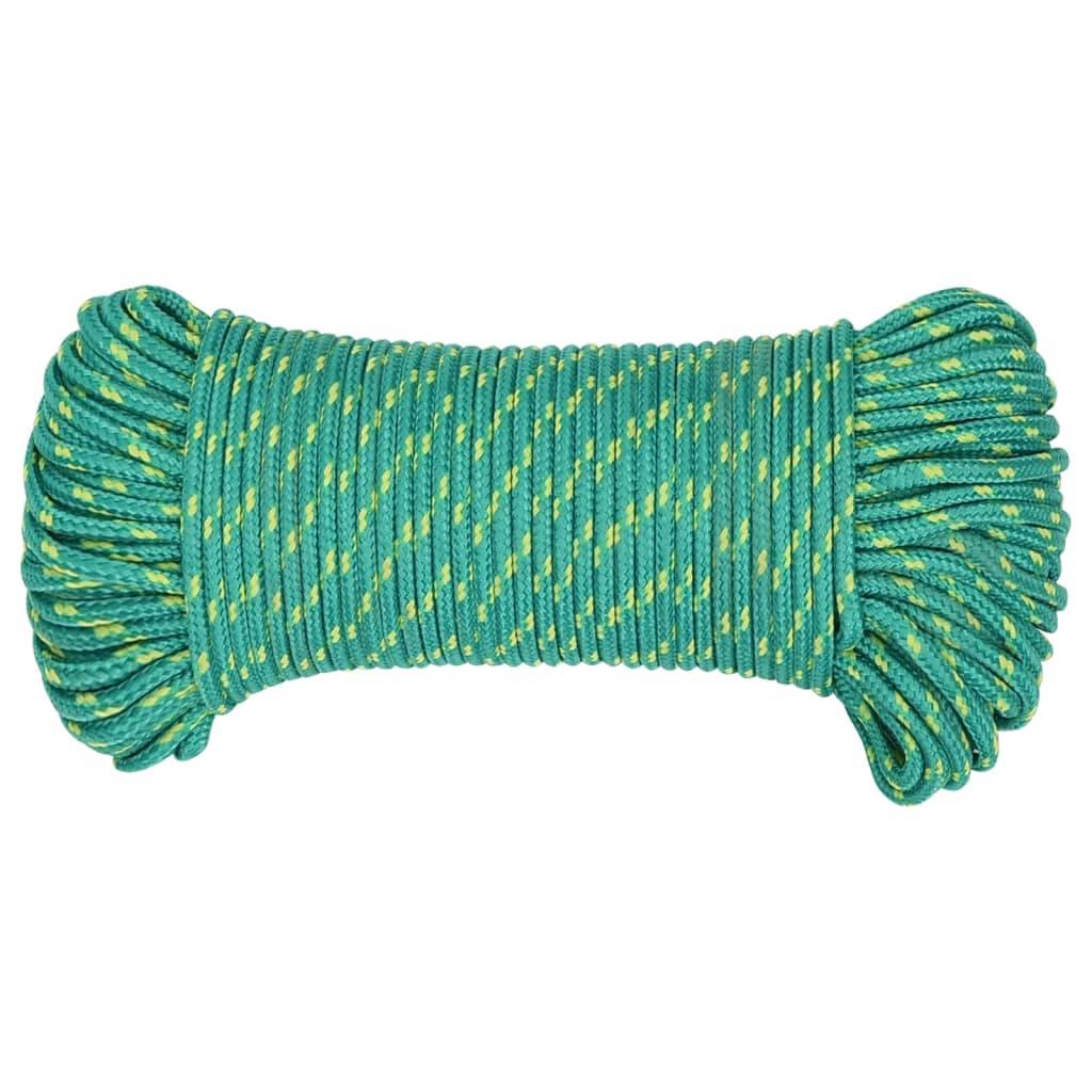Corde de bateau Vert 5 mm 250 m Polypropylène Maison Chic - Image 3