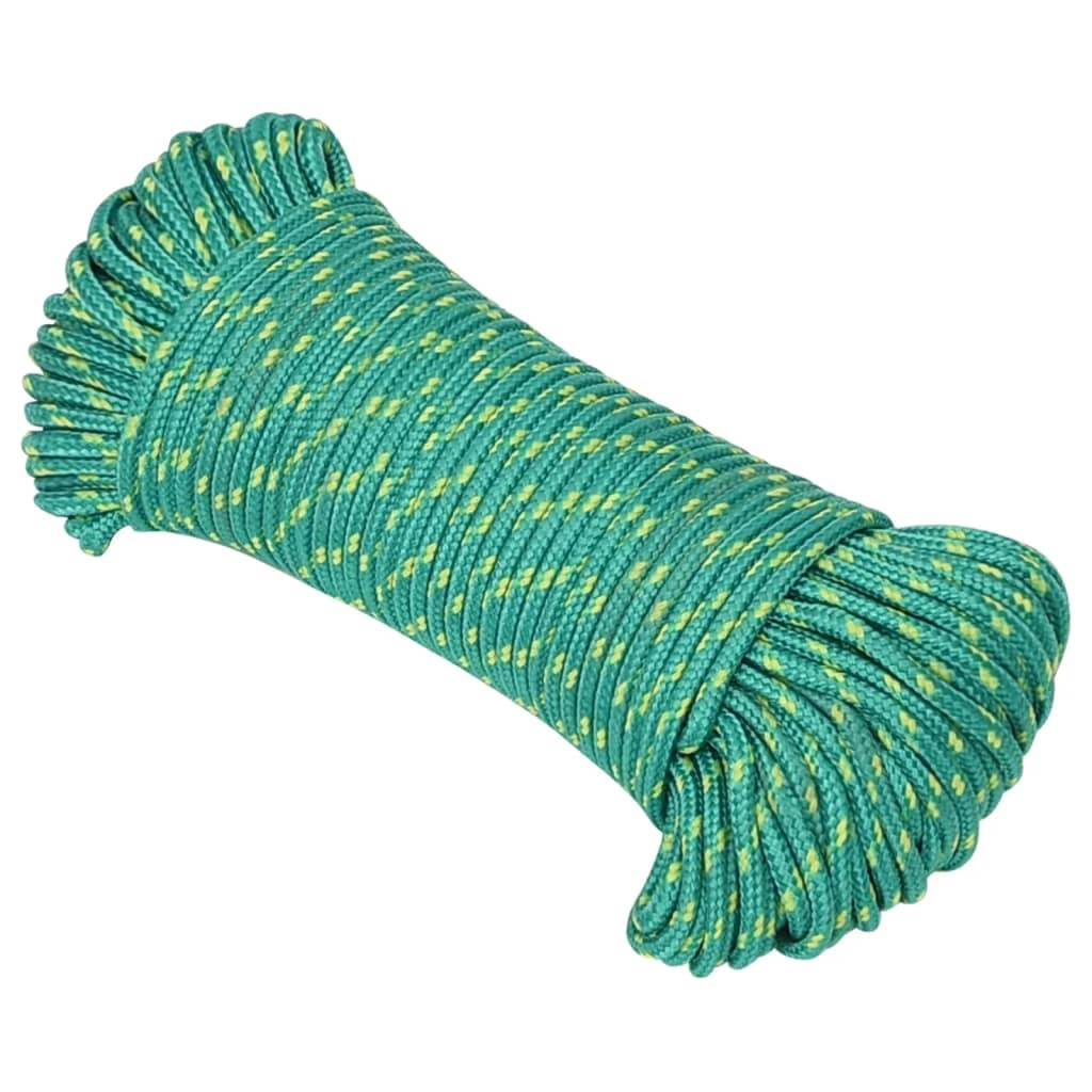 Corde de bateau Vert 5 mm 250 m Polypropylène Maison Chic - Image 1