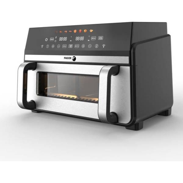 Friteuse Electrique  sans huile FAGOR - Airfryer FG10AF - Capacité 11L - Double cuves 5,5L - Séparateur amovible - 2200W - Image 4