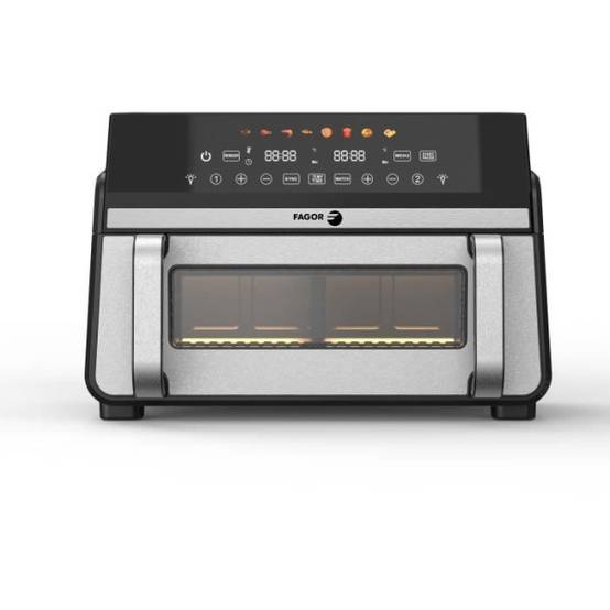 Friteuse Electrique sans huile FAGOR - Airfryer FG10AF - Capacité 11L - Double cuves 5,5L - Séparateur amovible - 2200W - Image 1