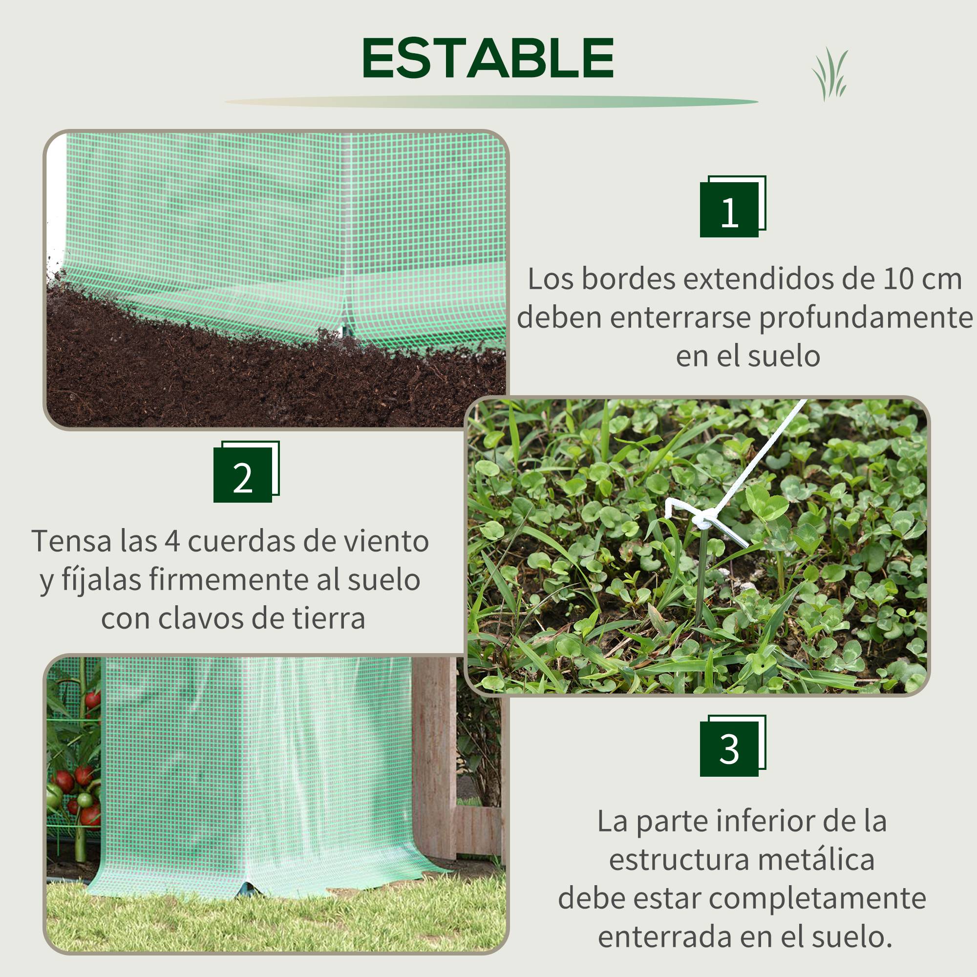 Sans Marque - Serre verte 200x76x168 cm, fenêtres + acier pour tomates/fleurs - Image 8