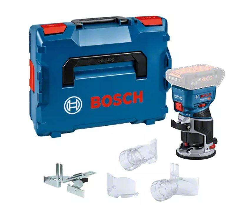 Bosch Professional - Affleureuse 18 V GKF 18V-8 Professional (sans batterie ni chargeur) + coffret L-BOXX - BOSCH - 06016C2001 - Image 1