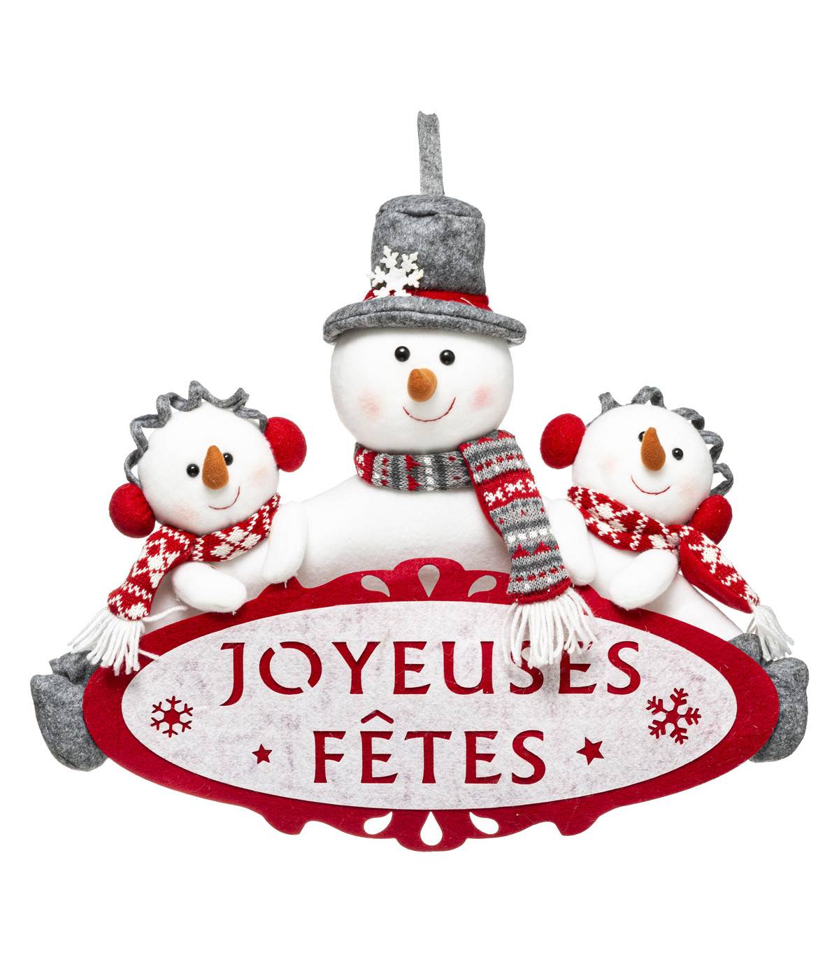 Fééric Lights & Christmas - Déco de Noël Pancarte JOYEUSES FÊTES H 48 cm