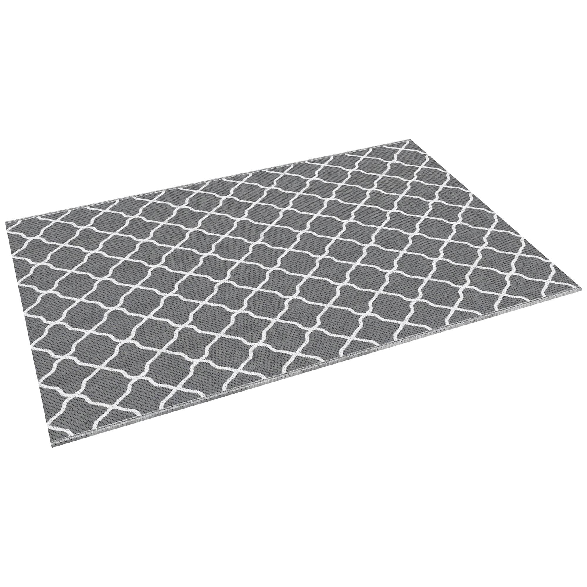 Tapis extérieur polypropylène pour terrasse camping réversible imperméable 182x274cm - ComfortXL Outdoor Living - Image 2