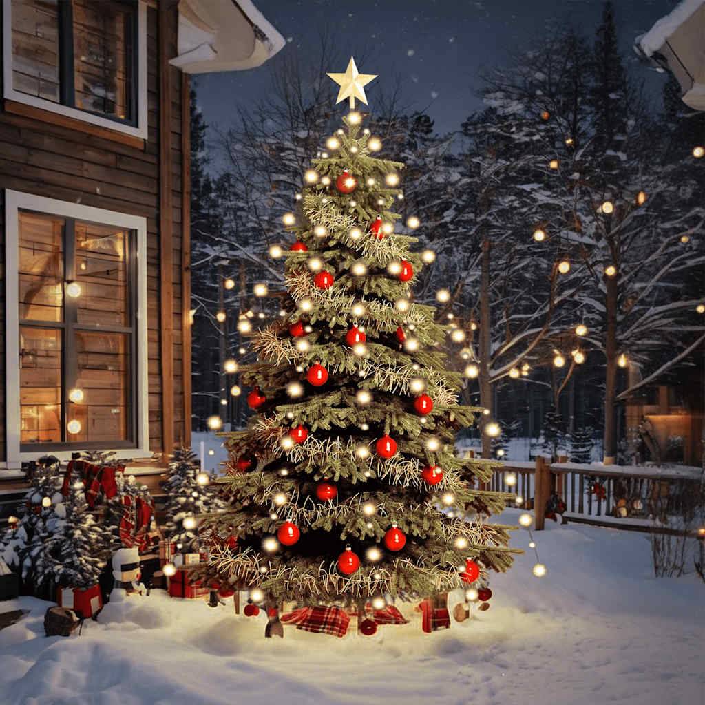 PANGIVO - Guirlande lumineuse sapin de Noël PVC blanc chaud 210 cm - PANGIVO - Image 3