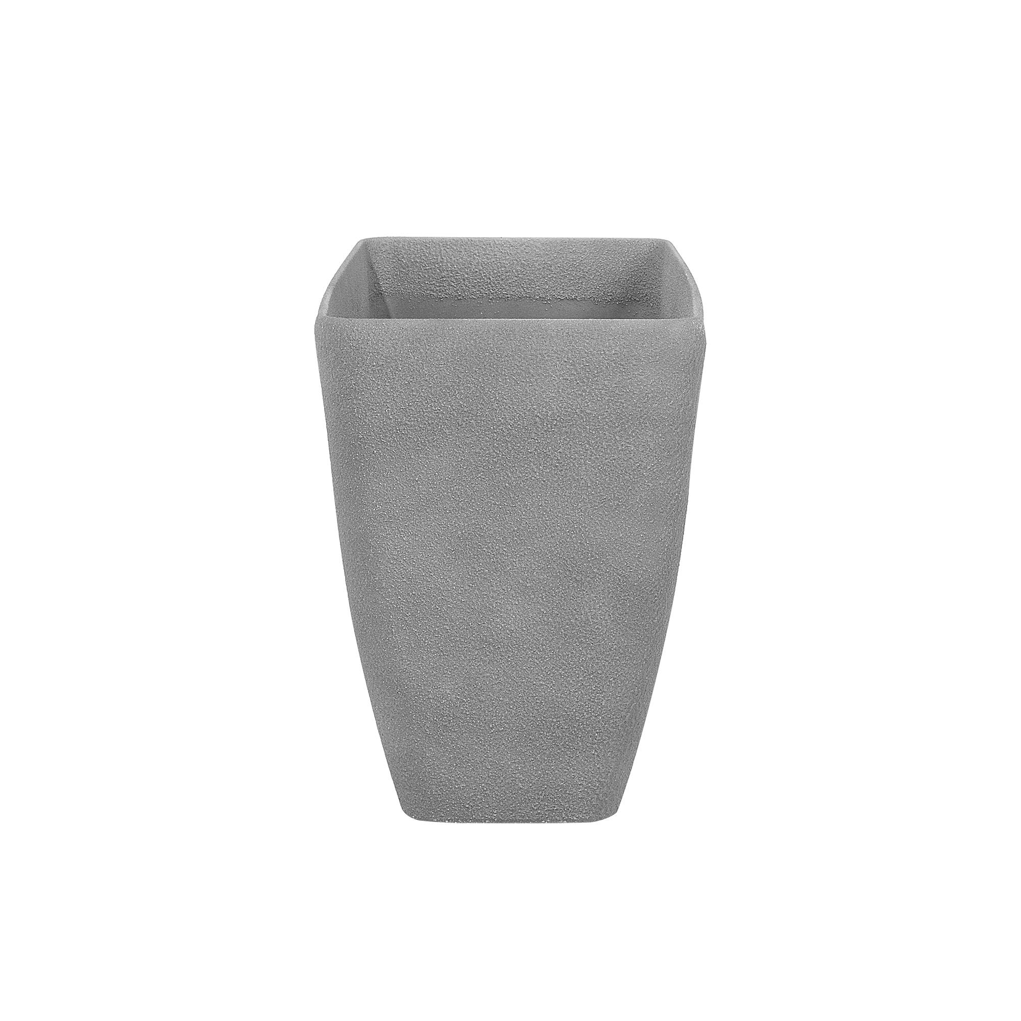 Beliani - Cache-Pot Gris Effet Pierre en Polyrésine 32 x 74 x 45 cm Pot de Fleurs Long et Haut au Design Moderne Idéal pour Extérieur et Intérieur - Image 6