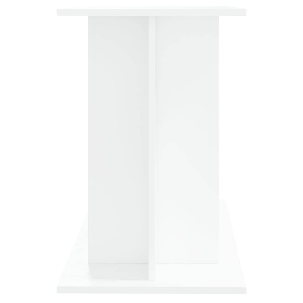 Meuble pour Aquarium Bois d'Ingénierie pour Salon avec Rangement 100x40x60 cm Blanc - ComfortXL Outdoor Living - Image 5