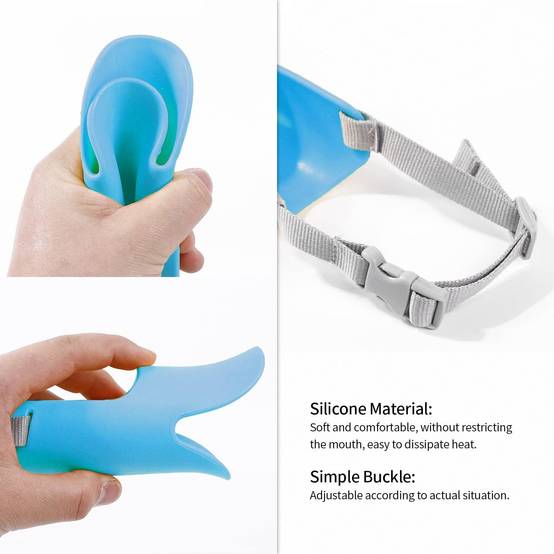 Museau Canin Silicone "Canard" - Anti-Morsure/Aboiements-Living123 - Image 2