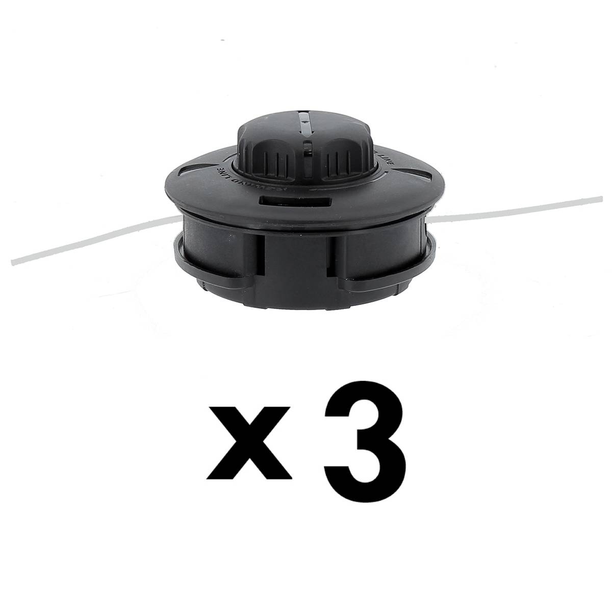 Gt Garden - Lot de 3 têtes fil professionnelles pour débroussailleuse et multifonction 4 en 1 - GT GARDEN - Image 1